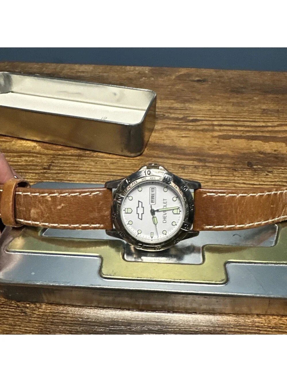 Chevrolet TMGM /TX0298/ 204 Wrist Watch Leather Band